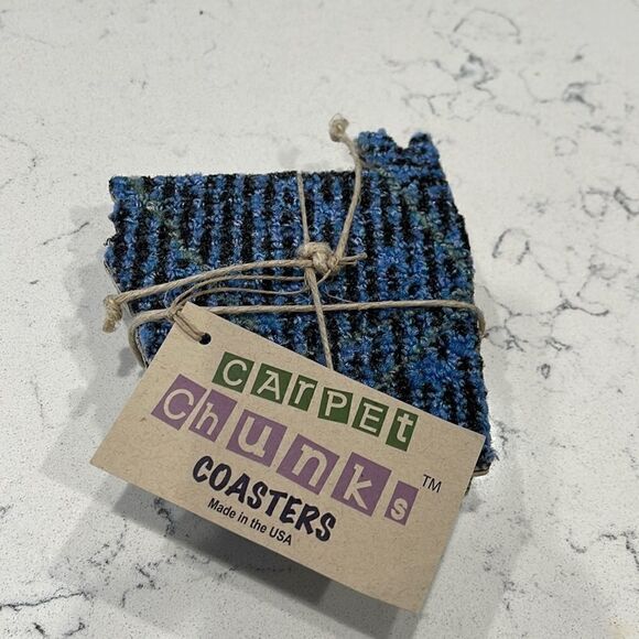 Carpet Chunks coasters   - Picture 1 of 3